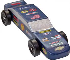 NASCAR Pinewood Derby Car